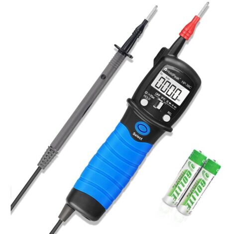 Multimètre Numérique avec Rétroéclairage et Lampe Torche pour Mesures AC/DC Diode Capacité