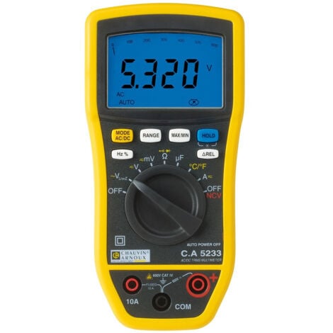 Multimètre C.A 5233 compact TRMS 6000pts Chauvin Arnoux