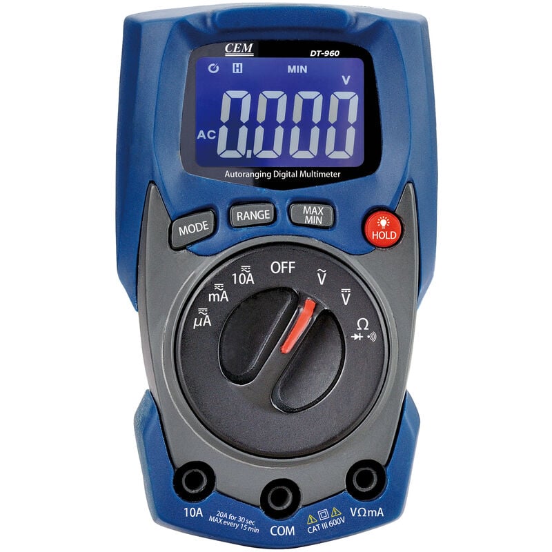 Turbotronic - Multimètre numérique trms de poche TT960