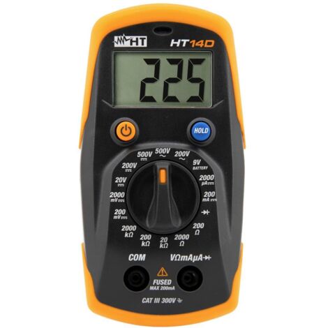 Multimètre numérique de poche compact HT Italia HT14D