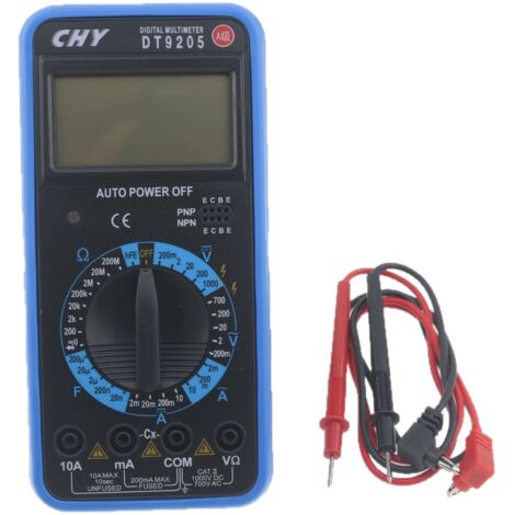 Multimètre numérique de poche portable DT9205 pour outils de réparation automobile et moto
