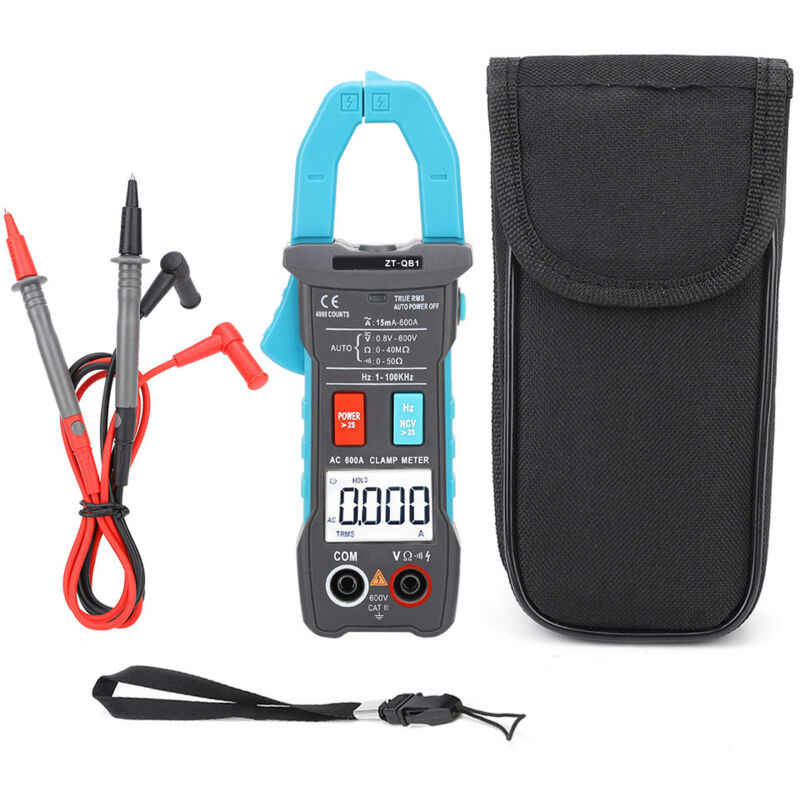 Sunxury - Multimètre numérique intelligent à pince, testeur ncv de fréquence de résistance à plage automatique