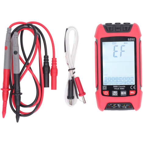 Multimètre numérique Intelligent Anti-brûlure, affichage LCD rétro-éclairé automatique, ampèremètre NCV Volt avec condensateur à Diode