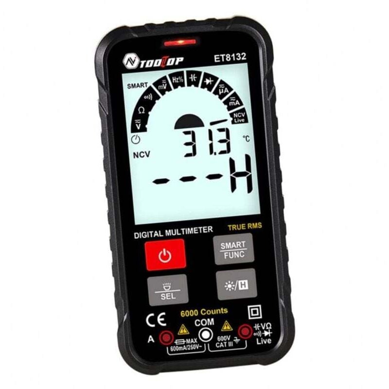 Image of Multimètre Numérique Intelligent Testeur de Mesure Équipement Outil PC avec Gel de Silice