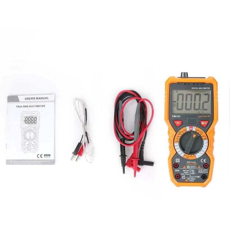 Image of Multimètre Numérique Mesure Tension Courant Résistance Fréquence Capacité Température