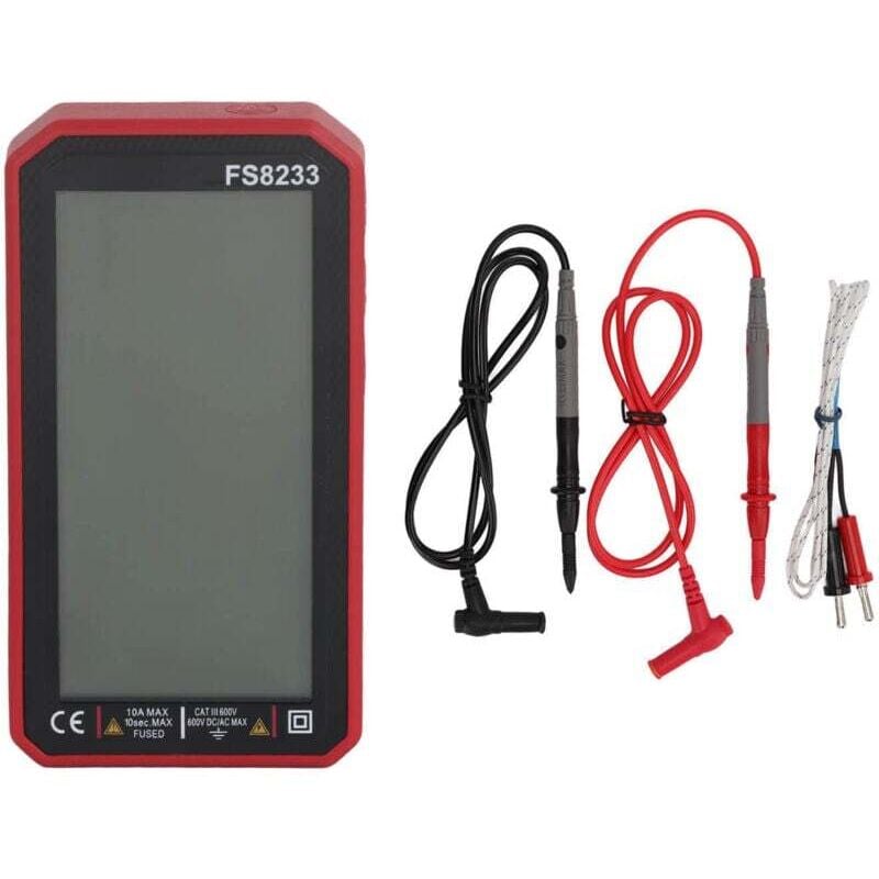 Image of Multimètre Numérique Portable Testeur Tension Courant Résistance Capacité Grand Écran