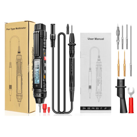 Multimètre numérique professionnel intelligent ANENG A3005, stylo à capteur, testeur de séquence de phases, voltmètre sans contact, outil électrique