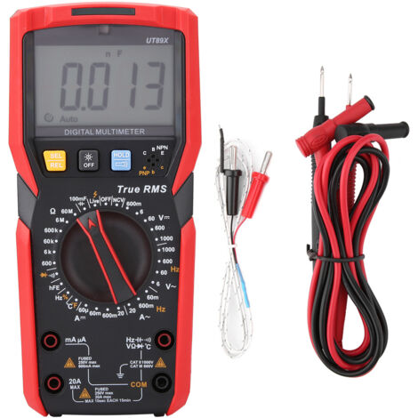 Multimètre numérique UT89X avec mesure de température et test NVC