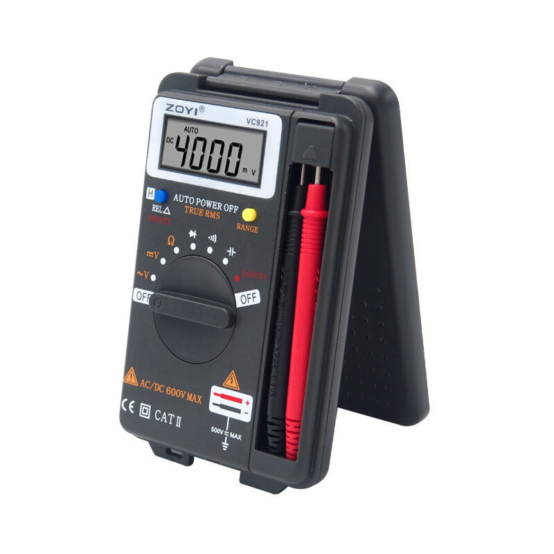 Multimètre numérique, VC921 Auto Pocket multimètre numérique multimètre Poche multimètre Portable Type 4000-Word Voltmètre numérique Voltmètre Test