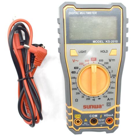 Multimètre ohmmètre ampèremètre digital LCD Sunwa - KS-2010