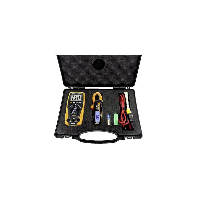 Ht Instruments - e-KIT Multimètre , Pince ampèremétrique numérique cat iii 600 v Affichage (nombre de points): 4000 W090101