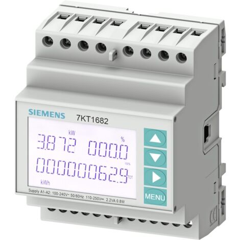 Multimètre Siemens Sentron PAC1600 triphasé Modbus RTU/ASCII 7KT1682