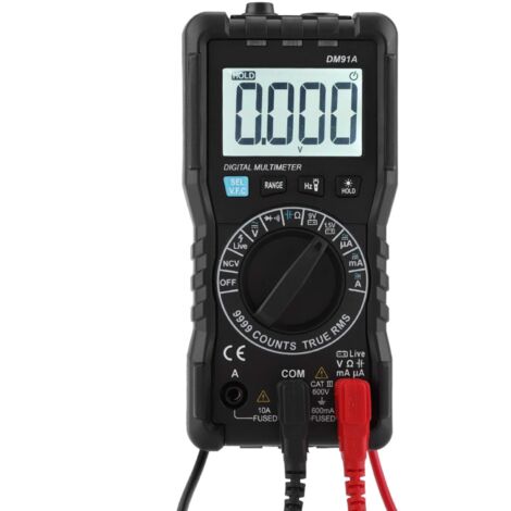 Multimètre, testeur de tension de haute précision, mesure de batterie à grande capacité utilisation professionnelle pour la mesure de fréquence électrique