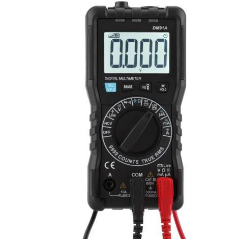 Multimètre, testeur de tension de haute précision, mesure de batterie à grande capacité utilisation professionnelle pour la mesure de fréquence électrique