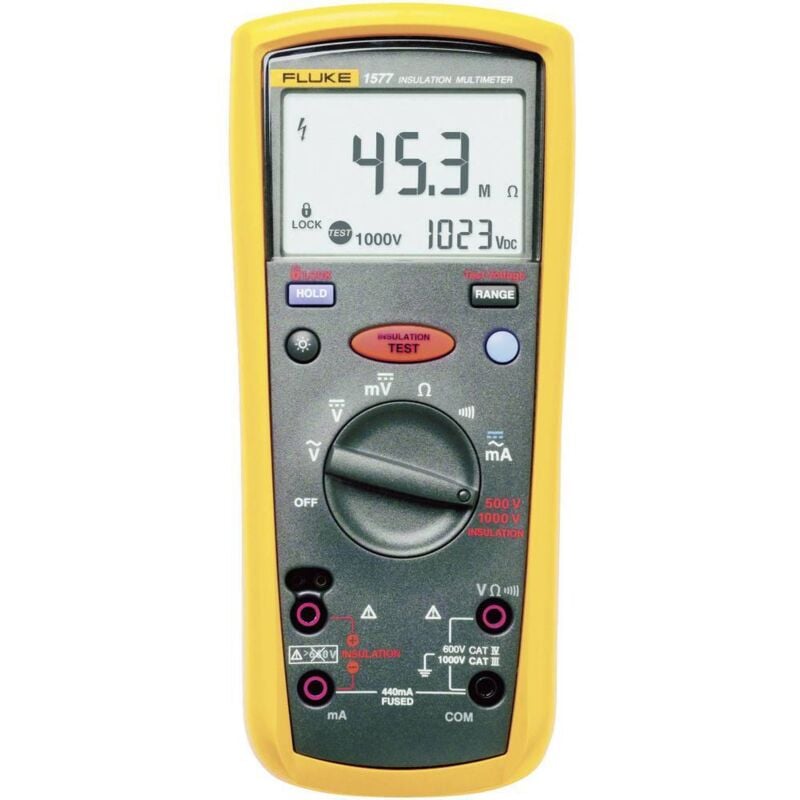 Fluke - Appareil de mesure de l'isolation 1577 500 v, 1000 v 600 mω
