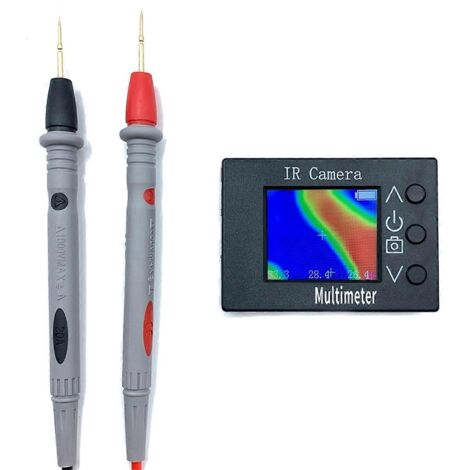Multimètre thermique infrarouge portable, caméra infrarouge 32x24 et numérique--