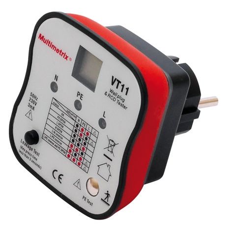 CONTRÔLEUR DE PRISE 2P+T ET DE DIFFERENT MULTIMERIX ARNOUX VT11