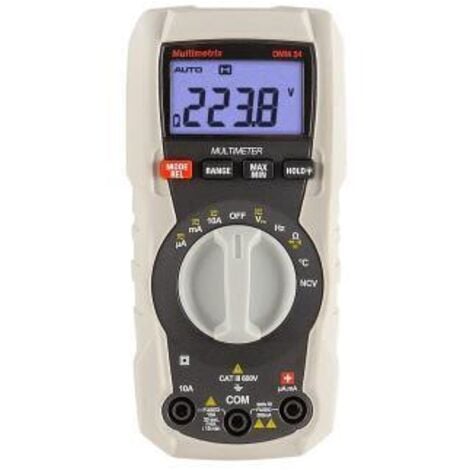 MULTIMETRIX Multimètre numérique DMM 54 Chauvin Arnoux Portable, 600V c.a. 10A c.a. ( Prix pour 1 )