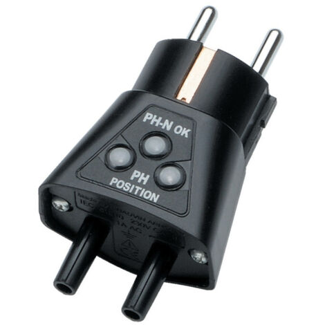 MULTIMETRIX MMXP01101997Z ADAPTADOR PROBADOR DE ENCHUFES, 127 V, NEGRO