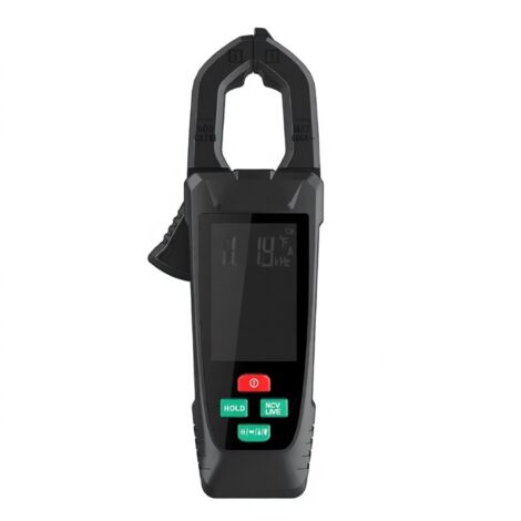 Multimetro a pinza intelligente Mastfuyi FY382, 9999 conteggi, con funzione True RMS, tester di temperatura, display LCD, rilevatore di tensione e corrente CA.