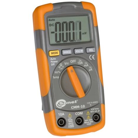 Multímetro con declaración de verificación CMM-10
