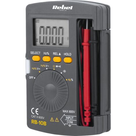 Multímetro de bolsillo Rebel Tools RB-10B