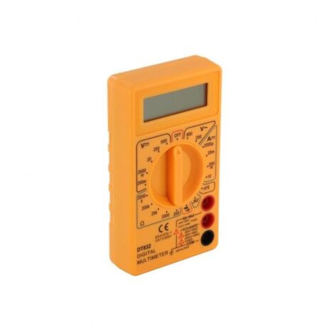 Multímetro digital amarillo DT830B Mini multímetro Multímetro de electricista