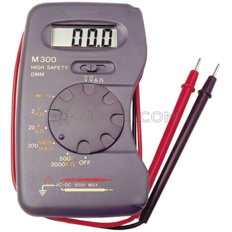 MULTIMETRO DIGITAL AMPERIMETRO VOLTIMETRO TESTER MEDIDOR CORRIENT FERVI T051