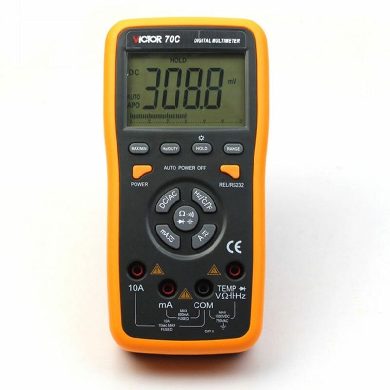 

Multimetro Digital Autorango 70C con conexion PC usb - Victor