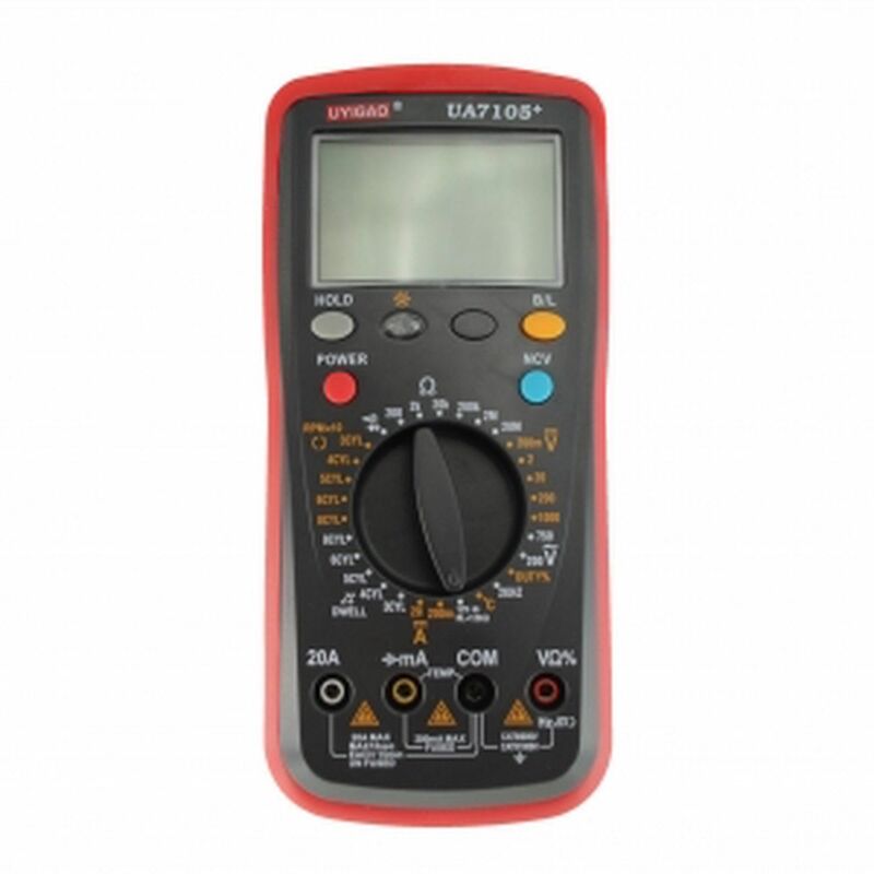 

Multimetro Digital Especial automocion UA7105+