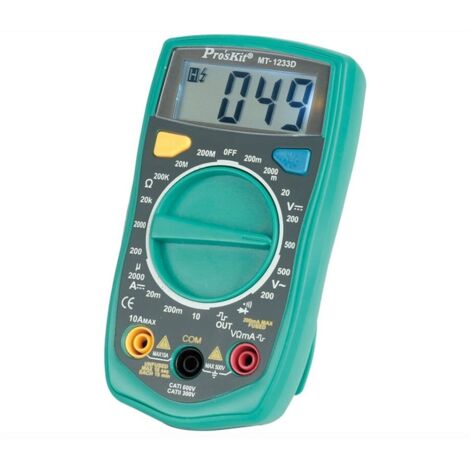 Multimetro digital mt-1233d. proskit