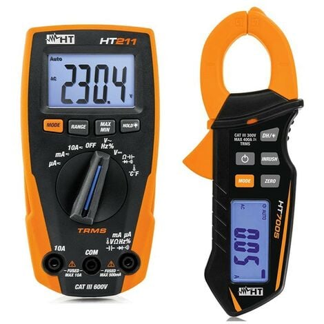 Starterkit Multimetro Digitale Ht211+Pinza Ht7005 ( HT ITALIA cod. HA002110 )