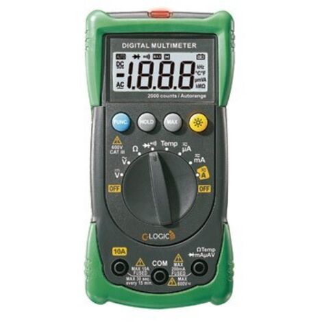 MULTIMETRO DIGITALE PROF. AVANZATO 3 IN 1 50003