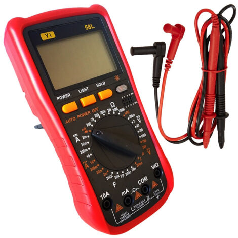 Multimetro Digitale Professionnel Puntali Yi-58l