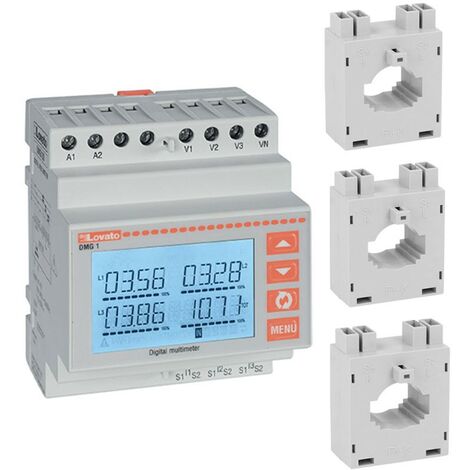 Multimetro Dmg100+3 Trasformatori Di Corrente 100A ( LOVATO cod. DMGKIT100100 )