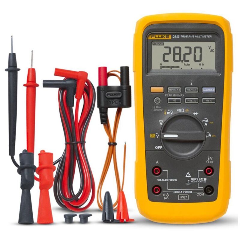 Multimetro Fluke 28-II TRMS 1000V CA/CC 3947820