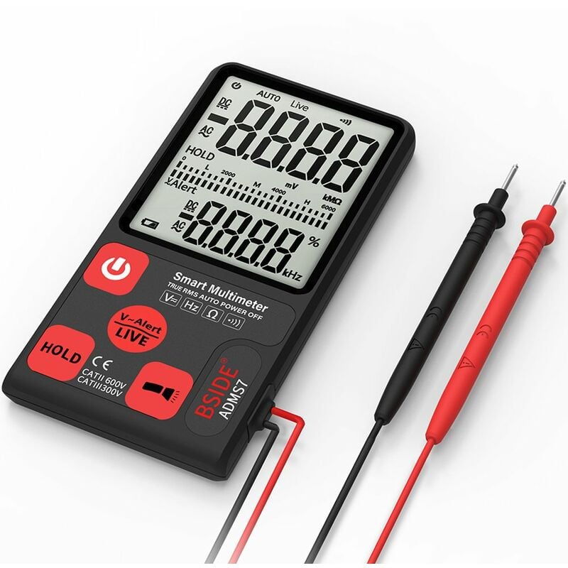

Multimetro inteligente ADMS7, multimetro digital de verdadero valor eficaz - Bside