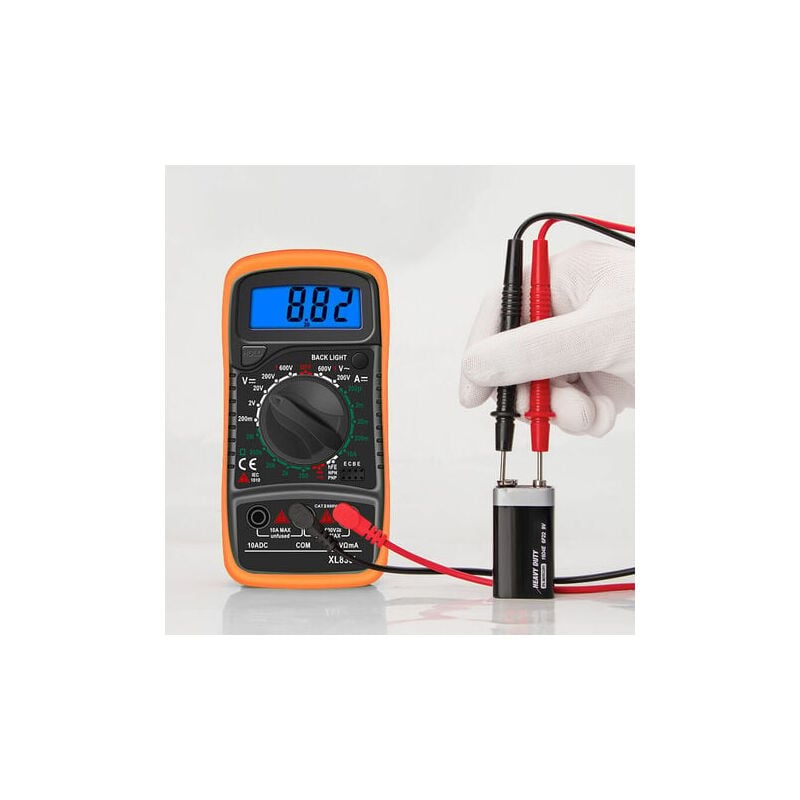 Image of Multimetro, ohmmetro e amperometro Multimetro digitale XL830L 2000 conteggi Mini multimetro Tester batteria Corrente tensione ca cc Resistenza