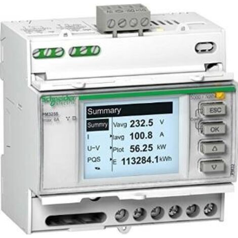Multimetro Pm3250 Inserzione Con Ta Modbus Thd Mt ( SCHNEIDER cod. METSEPM3250 )