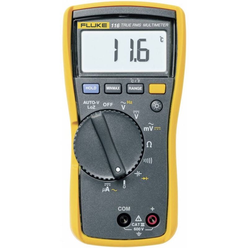 Image of Fluke - 116 Multimetro portatile digitale cat iii 600 v Display (Counts): 6000