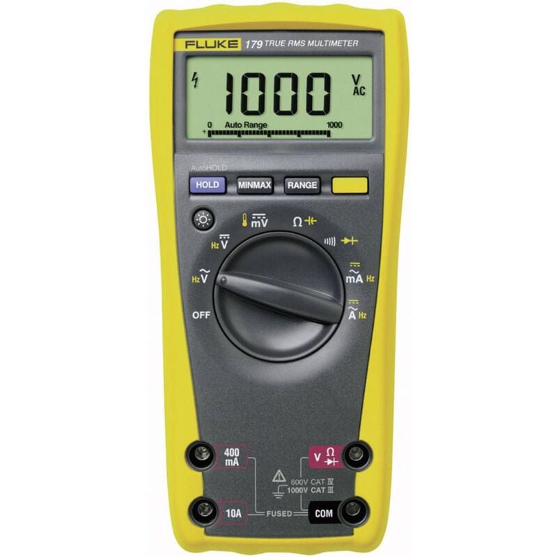 Image of Fluke - 179 Multimetro portatile digitale cat iii 1000 v, cat iv 600 v Display (Counts): 6000