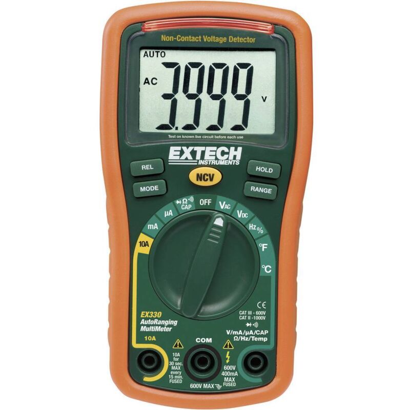 Extech EX330 AC/DC Mini Digital Multimeter