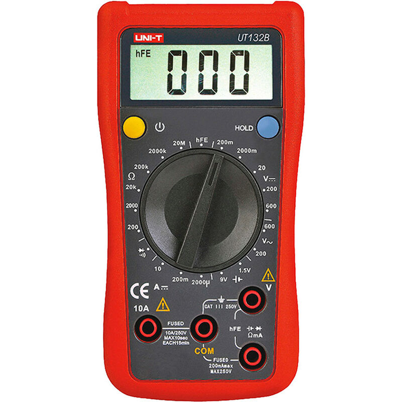 Uni-t - Multimètre numérique Dc 10a Ac/dc 600v Ut132b Ut132b