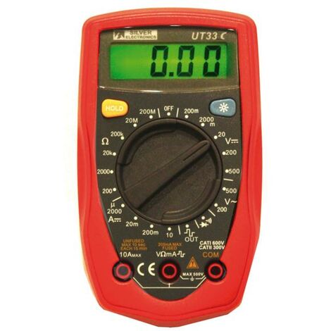 Multímtro digital UT-33C - talla