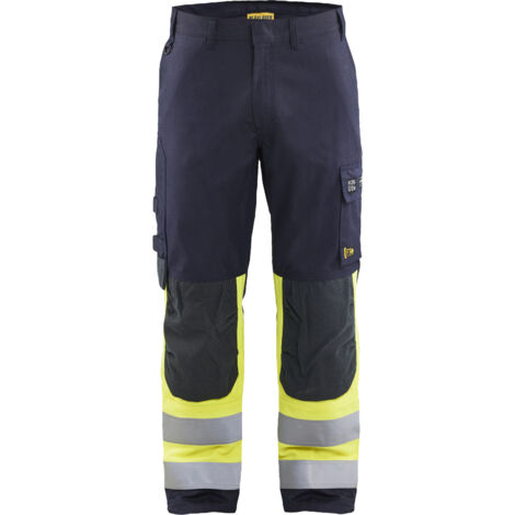 Multinorm Arbeitshose inhärent APC2 1491 - Marine/Neongelb 2XL - FR(52) - SE(C58) - Normen
