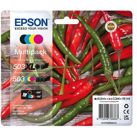 Multipack 4 Colors 503 Xl BlackStd Cmy