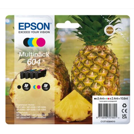 MULTIPACK 4-COLOURS 604 INK