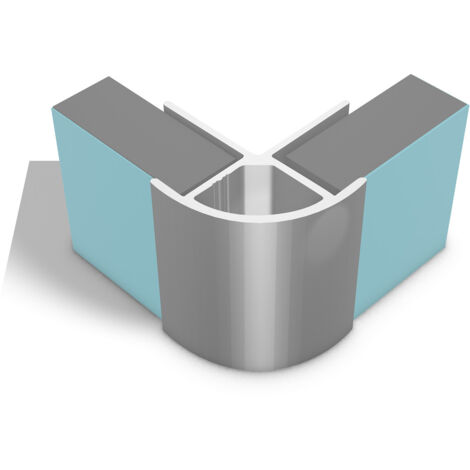 Multipanel Classic 11mm Wall Panel External Corner Trim Type B Satin Anodised