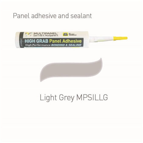 Multipanel High Grab Adhesive & Sealant 290ml Light Grey
