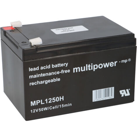 Multipower Blei Akku MPL1250H AGM Hochstrom 12V 14Ah